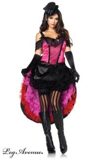 Leg Avenue Karneval Damen Kostüm Can Can HIGHKICK HONEY