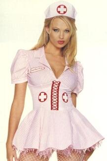 Leg Avenue Damen Kostüm KRANKENSCHWESTER BETTY