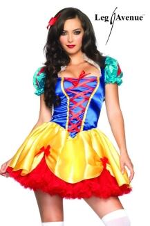 Leg Avenue Karneval Damen Kostüm Schneewittchen sexy