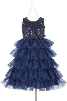 Souza Karneval Mädchen Kostüm Partykleid Colette blau
