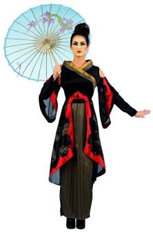 Limit Karneval Damen Kostüm Geisha Sakura