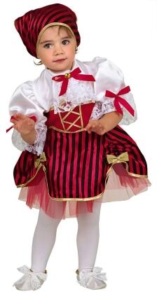Karneval Baby Kostüm Piraten-Prinzessin