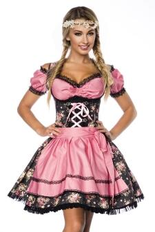 Oktoberfest Dirndl Kleid Denim schwarz