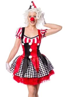 Karneval Damen Kostüm Sexy Clown