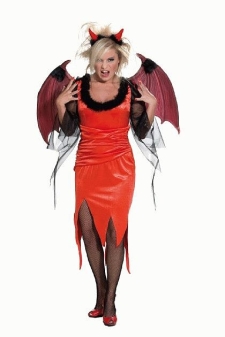 Karneval Halloween Damen Kostüm TEUFELIN