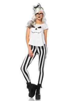Leg Avenue Karneval Halloween Damen Kostüm Hipster Skelett