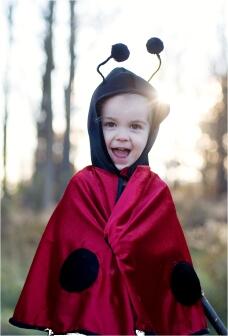 Karneval Baby Kostüm Marienkäfer Cape