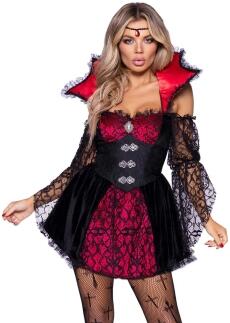 Leg Avenue Karneval Halloween Damen Kostüm Victorian Vampire