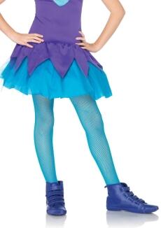 Leg Avenue Kinder Strumpfhose Netz blau