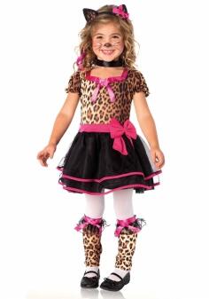 Leg Avenue Karneval Mädchen Kostüm Leopard Pretty Kitty