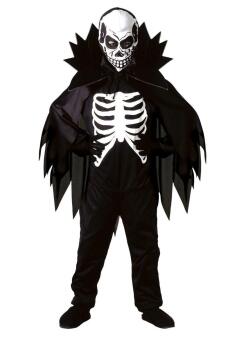 Karneval Halloween Jungen Kostüm Skelett