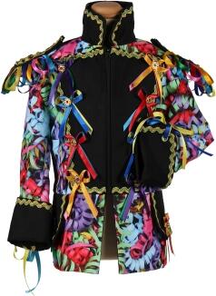 Thetru Karneval Kinder Kostüm Jacke Frack Luftschlangen