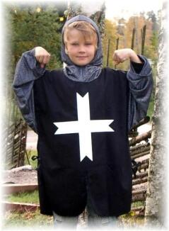 Karneval Jungen Kostüm Silberner Edel-Ritter