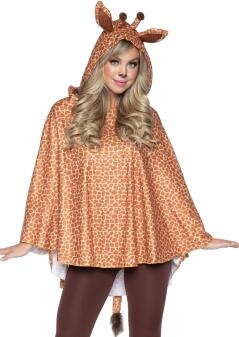 Leg Avenue Karneval Halloween Poncho Giraffe