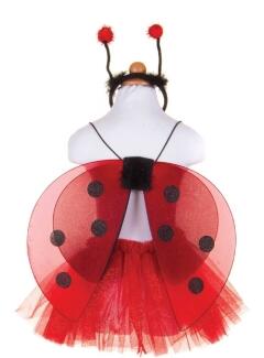 Karneval Mädchen Kostüm Set Marienkäfer