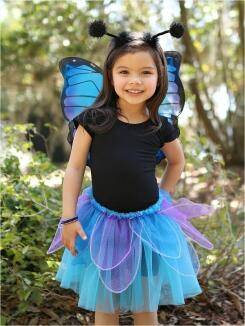 Great Pretenders Mädchen Feen-Set Blauer Schmetterling