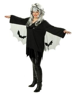 Karneval Halloween Damen Kostüm Fledermaus
