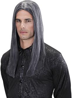 Karneval Halloween Herren Perücke Viktor grau