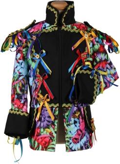 Thetru Karneval Kinder Kostüm Jacke Frack Luftschlangen