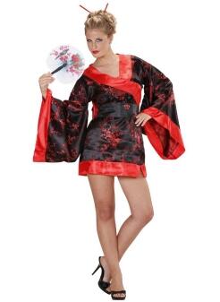 Widmann Karneval Damen Kostüm Geisha Madame Butterfly