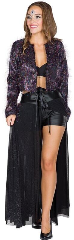 Karneval Damen Kostüm Bolero Fransenjacke