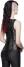 Ocultica Karneval Damen Corsage Jacquard schwarz