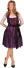 Thetru Oktoberfest Damen Dirndl Lia lila