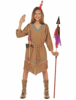 Karneval Mädchen Kostüm Indianerin Cheyenne