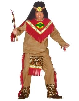 Karneval Jungen Kostüm Indianer Häuptling
