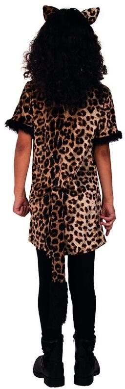 Karneval Mädchen Kostüm Leopard Kleid