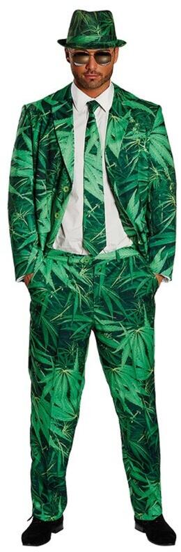 Karneval Herren Kostüm Hanf Anzug