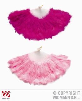 Karneval Feder Fächer Farbwahl