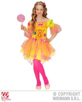 Widmann Karneval Mädchenkostüm Neon Fantasy Girl