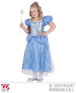 Karneval Mädchen Kostüm Prinzessin Blaue Fee