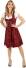 Thetru Oktoberfest Damen Dirndl Michaela rot