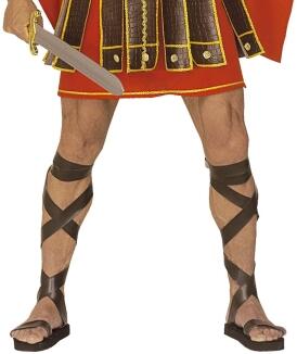 Karneval Schuhe Römer Sandale braun