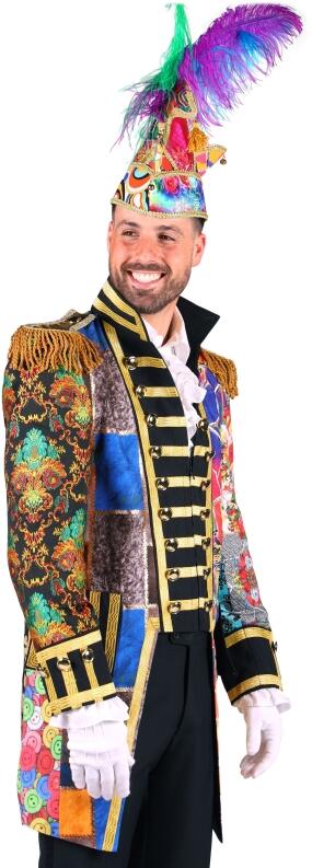 Thetru Karneval Herren Kostüm Jacke Mix it
