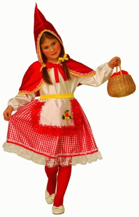 Karneval Mädchen - Kostüm ROTKÄPPI