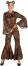 Thetru Karneval Damen Kost&uuml;m Jumpsuit 80er Roar Leo