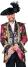 Thetru Karneval Herren Kostüm Jacke Frack Global Paint