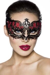 Karneval Damen Maske rot