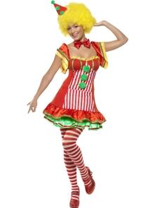 Karneval Damen Kostüm Clown Boo Boo
