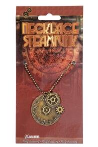 Halskette Kette Steampunk-Medaillon