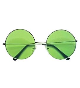 Karneval 70er Brille grün