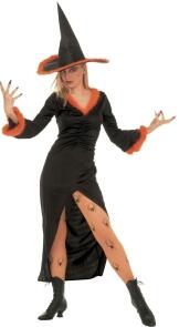 Karneval Halloween Damen Kostüm Fancy Hexe Farbwahl