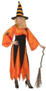 Karneval Halloween Damen Kostüm Hexe NEROLI