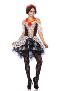 Karneval Halloween Damen Kostüm Lovely Calavera