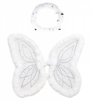 Karneval Engel Set Glitzer