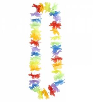 Karneval Hawaii Blumen Kette bunt