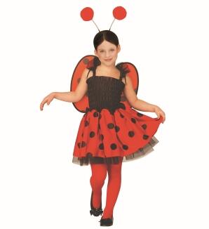 Karneval Mädchen Kostüm Marienkäfer Kliki